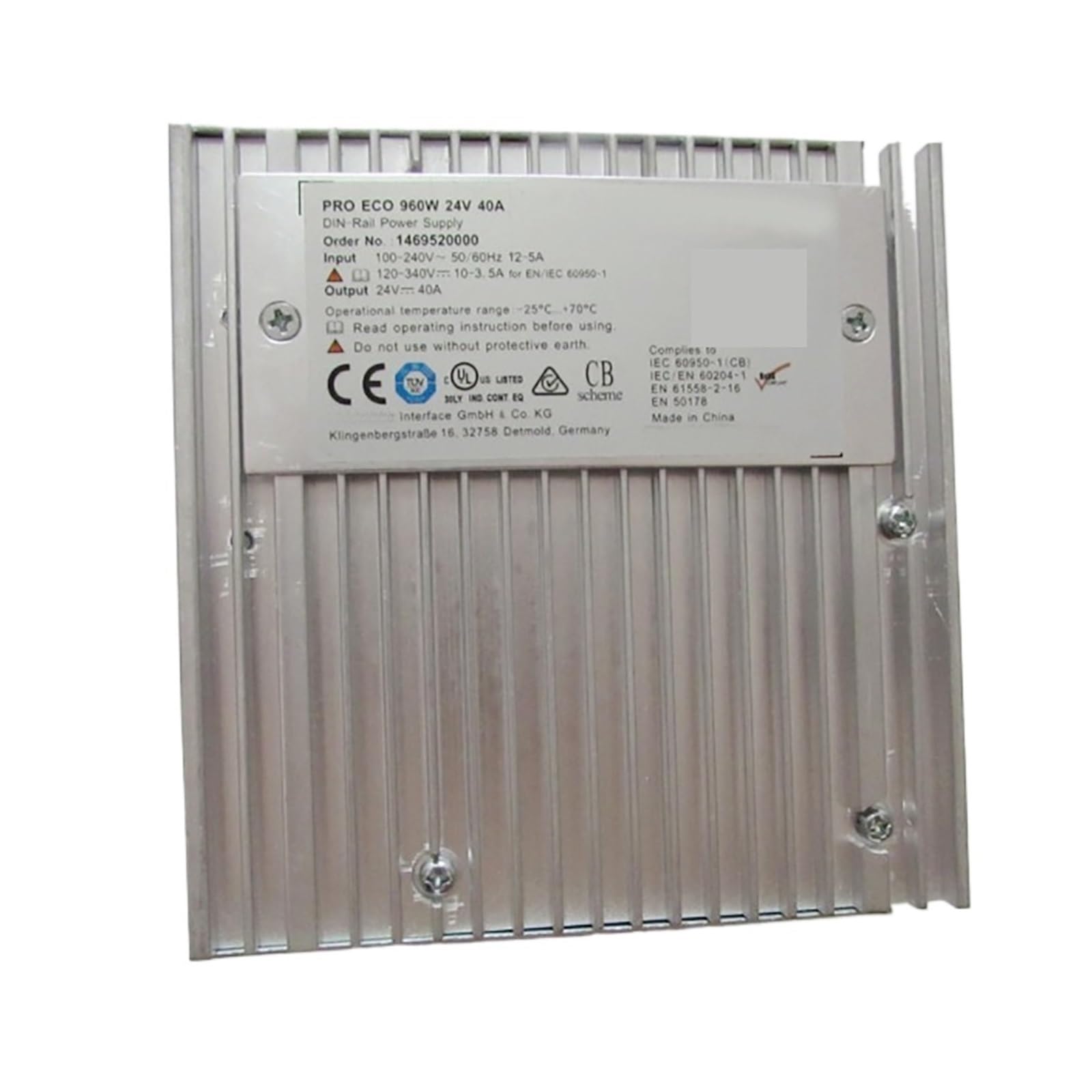 BALYDLUL 1469520000 960W 24V 40A Switching Power Supply