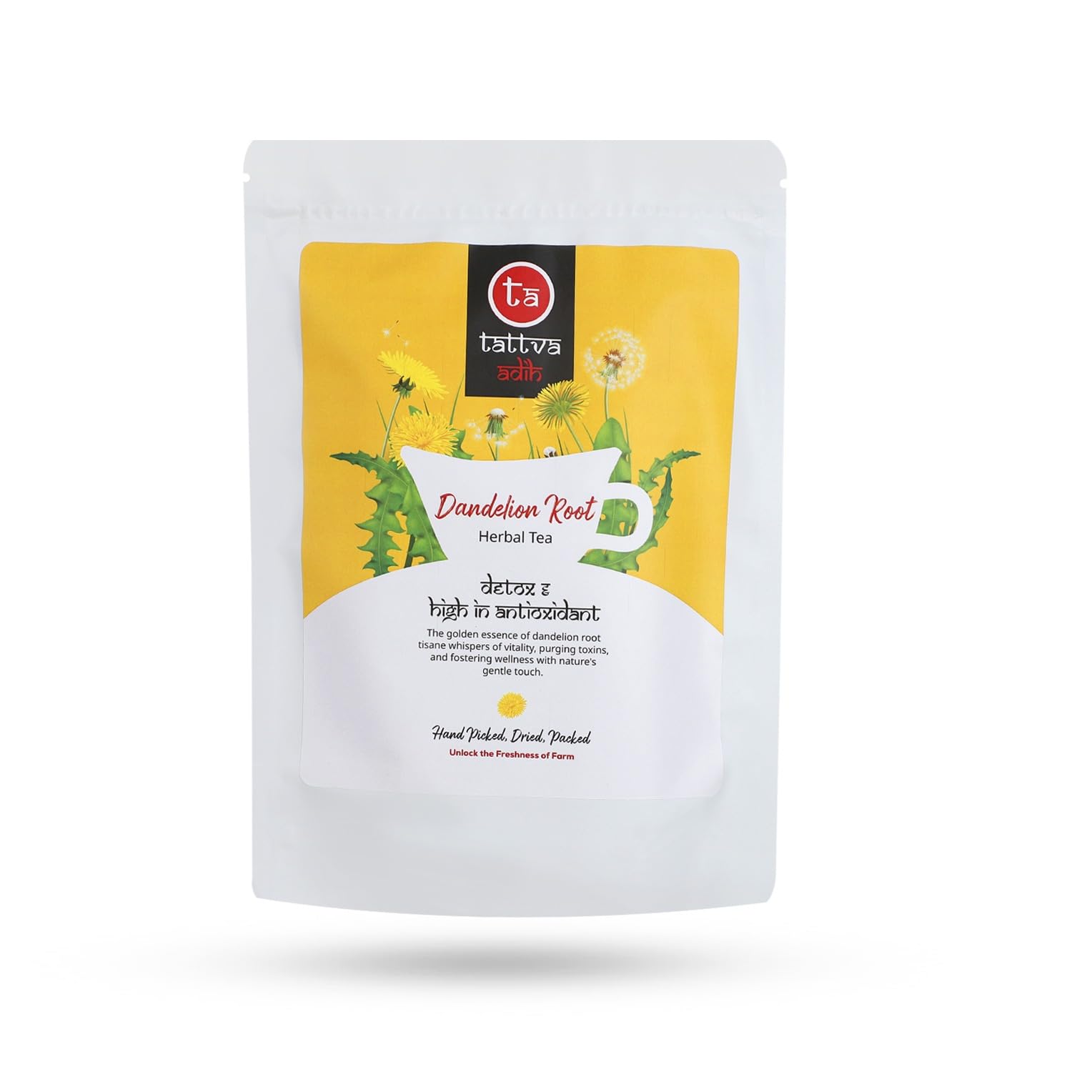 See full amazon price history chart for Tattva Adih Dandelion Roots Tea, Powerhouse of antioxidants, 100 grams pouch, Herbal Tisane - 100 Cups, Caffeine Free, Powdered Roots, Hot Tea Tattva Adih Dandelion Roots Tea, Powerhouse of antioxidants, 100 grams pouch, Herbal Tisane - 100 Cups, Caffeine Free, Powdered Roots, Hot Tea (B0CF977L7J) Amazon Price History, Amazon Price Tracker