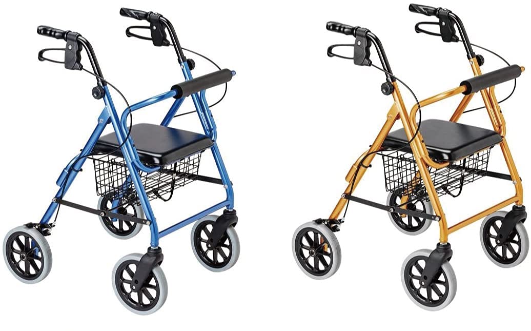 ハッピーⅡ NB 竹虎 歩行車 歩行器 介護用品 ブルーメタリック 【公式 