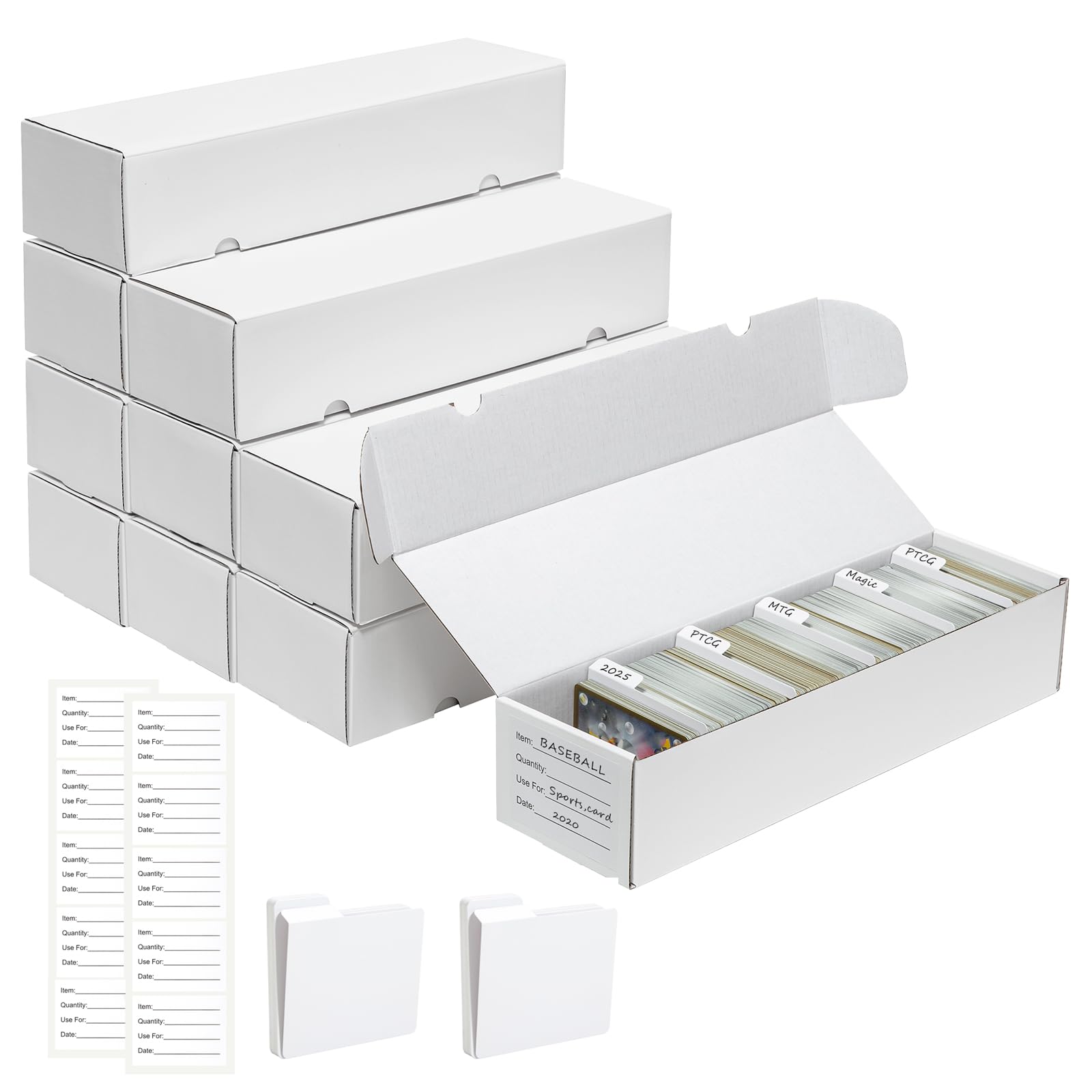 Photo 1 of QINGUANG 10 Pack Trading Card Storage Boxes