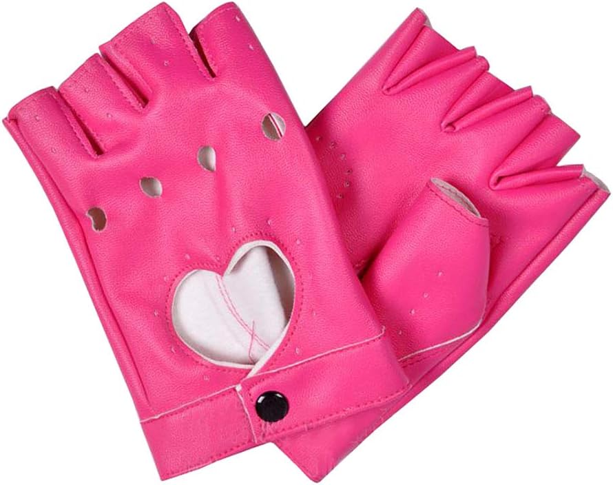 gootrades Punk Fingerless Dance Glove For Women, Jazz Style Glove, PU Leather - Image 9