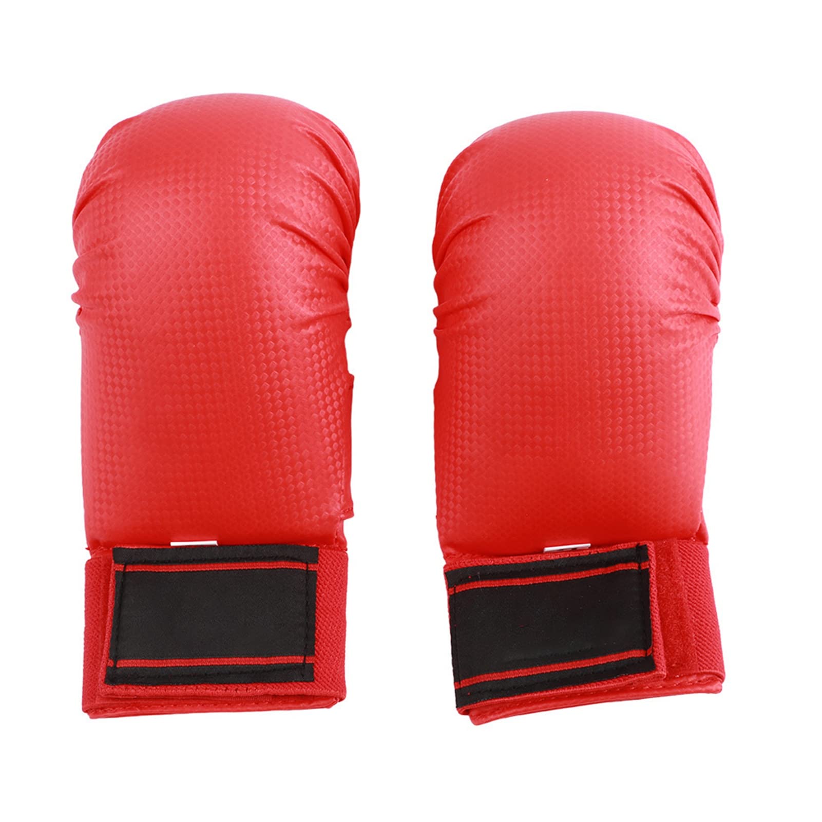 Karate Boxing Gloves Karate Hand Protector with Thumb Protector Martial Arts Sports Game Training Blue Red M L (M)