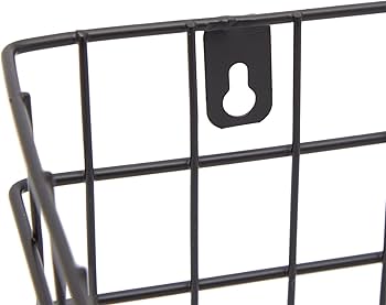 Amazon.com - Farmlyn Creek Wall Storage Basket Organizer - Black