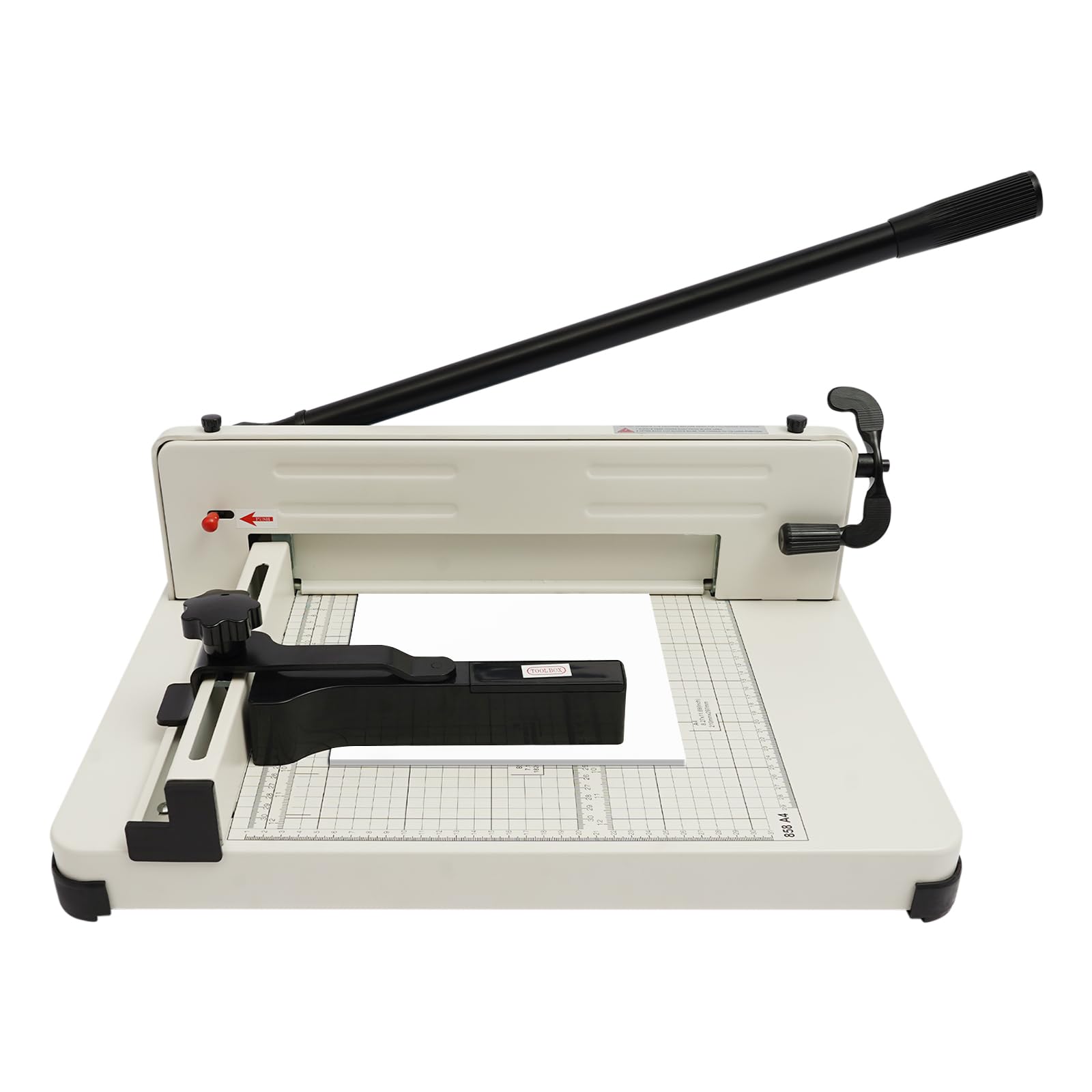 A4 Papierschneider Schneidemaschine Papier Schneider Papierschneidemaschine SchneidegeräT Schneidebrett Guillotine Schnittbreite Mit PapierfüHrung Und Skala FüR BüRo Hause Druckerei