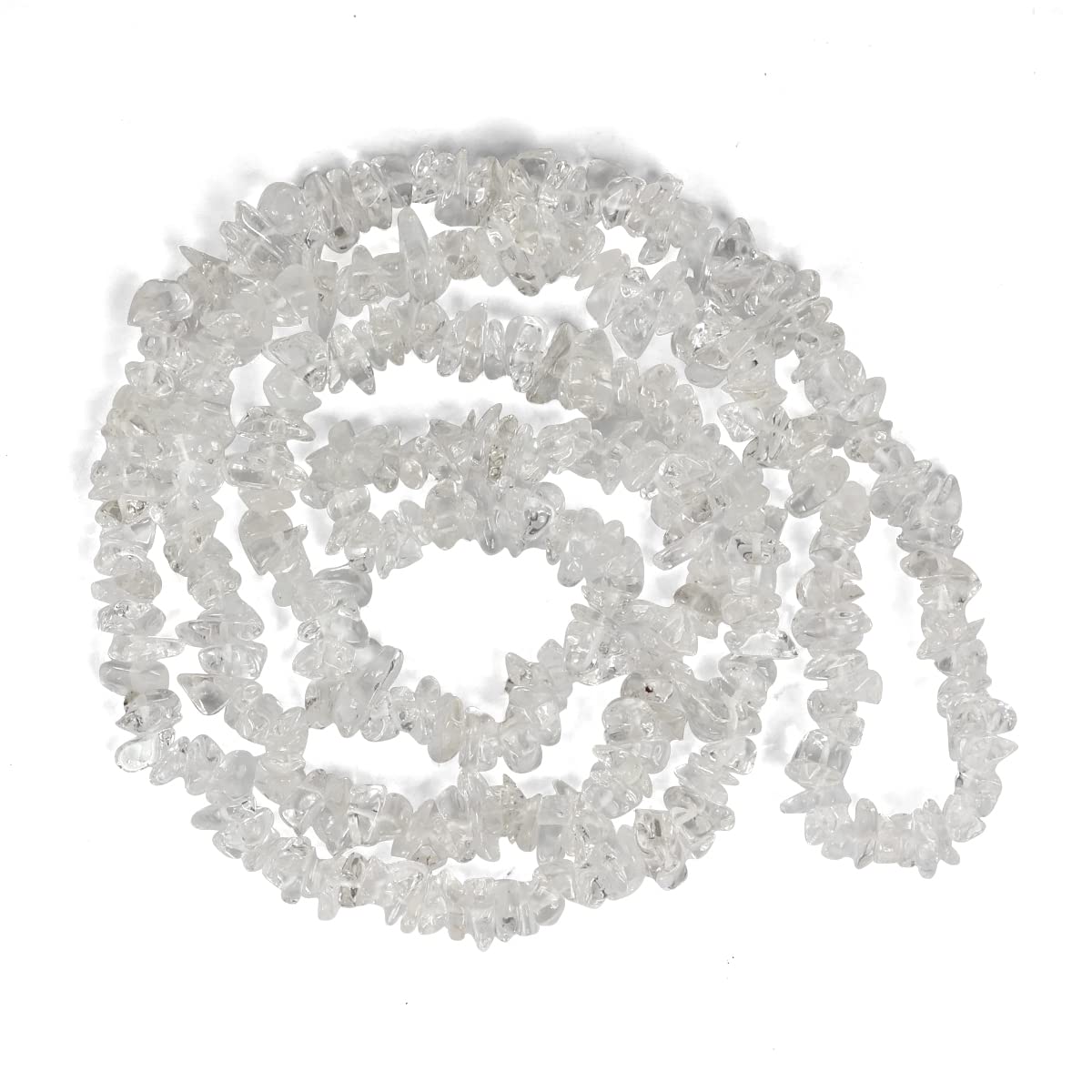 Reiki Crystal Products Natural Sphatik Clear Quartz Mala Chip Beads Original Crystal Stone Mala for Reiki Healing and Crystal Healing Stones (Color : Clear) (B08XQV7FS7) Amazon Price History, Amazon Price Tracker