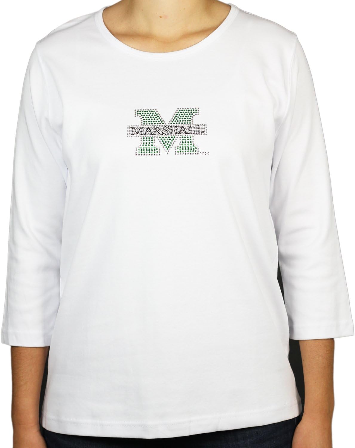 Nitro USA Women's Crew 3/4 Sleeve Top with Small M with Marshall Bar