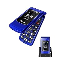 SweetLink F2 Plus Telefono Cellulare per Anziani, Flip Cellulare Anziani con Tasti Grandi