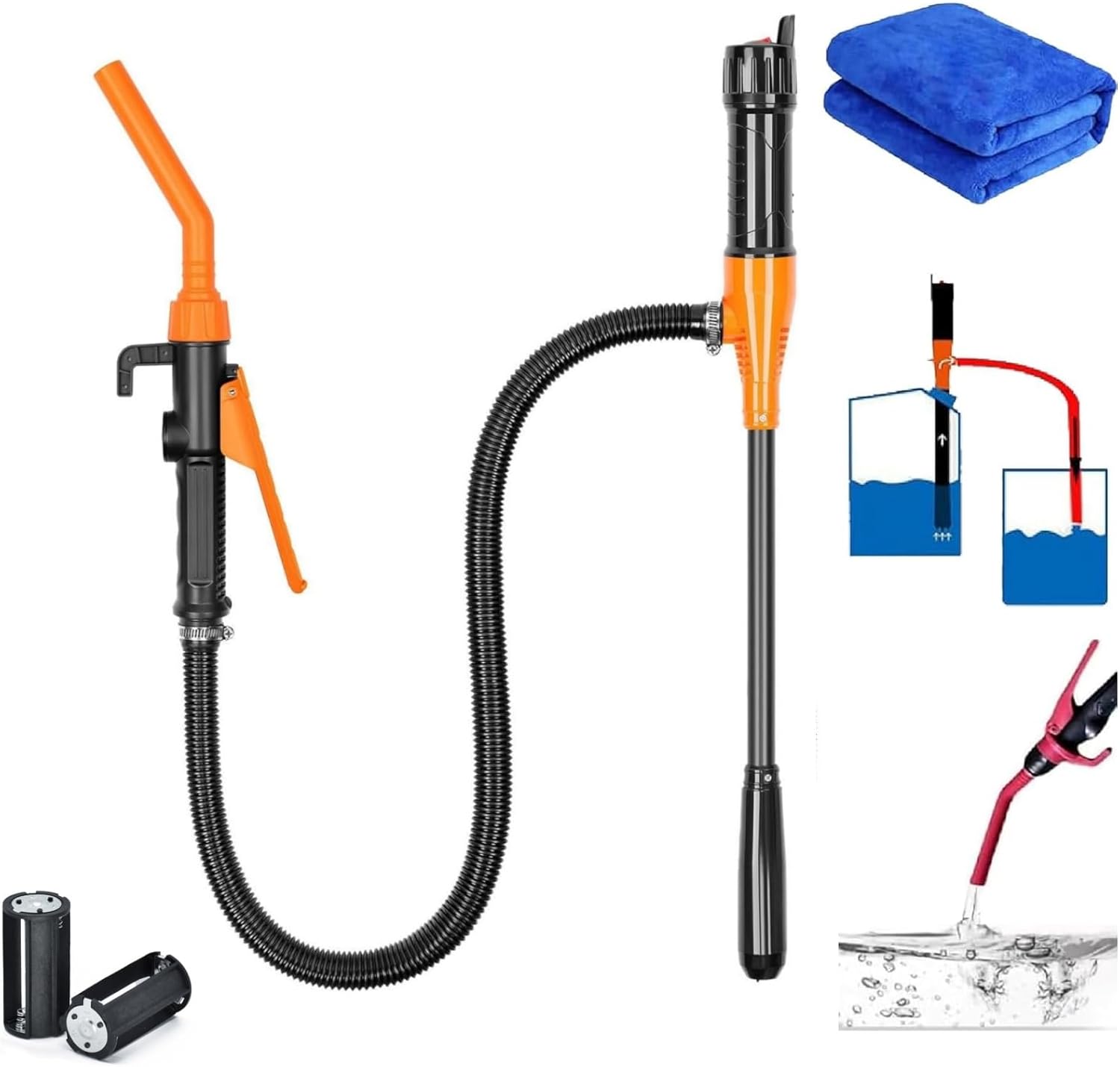 Gas Can Pump Battery Operated, Portable Power Battery Pump