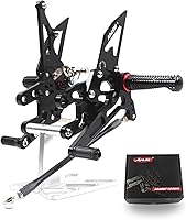 Vista 21 de Arashi (Versión 2.2) reposapiés ajustables para motocicleta KAWASAKI Ninja 300 EX300B ABS / EX300A/ EX300 ABS/ EX300A / SE 2013-2017 Accesorios