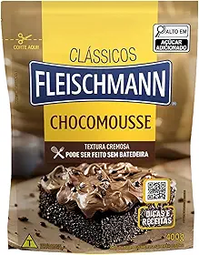 Mistura para Bolo Cremoso Fleischmann Chocomousse Sachê 400g