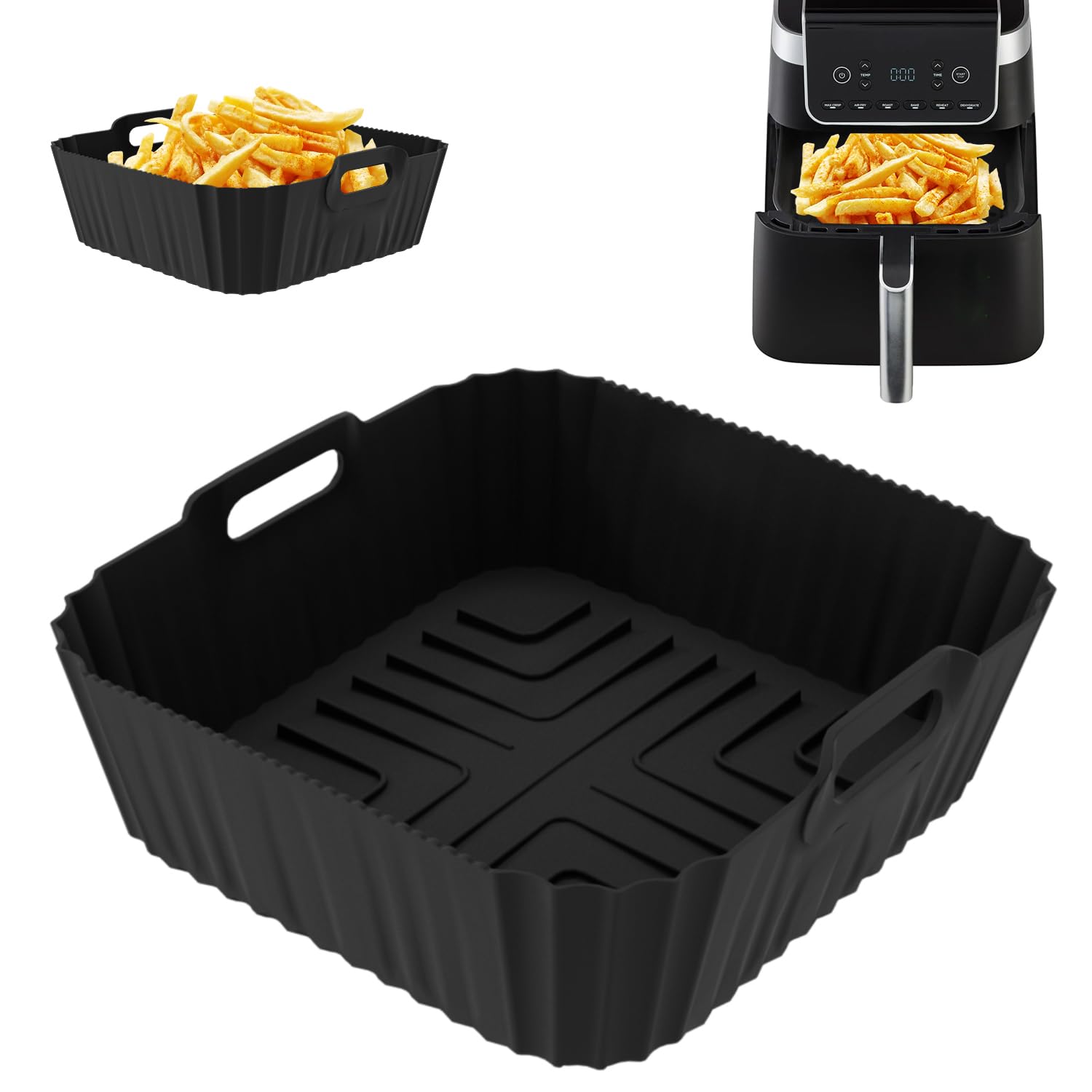 Silicone Air Fryer Liners Silicone for Ninja Air Fryer AF180UK AF140UK