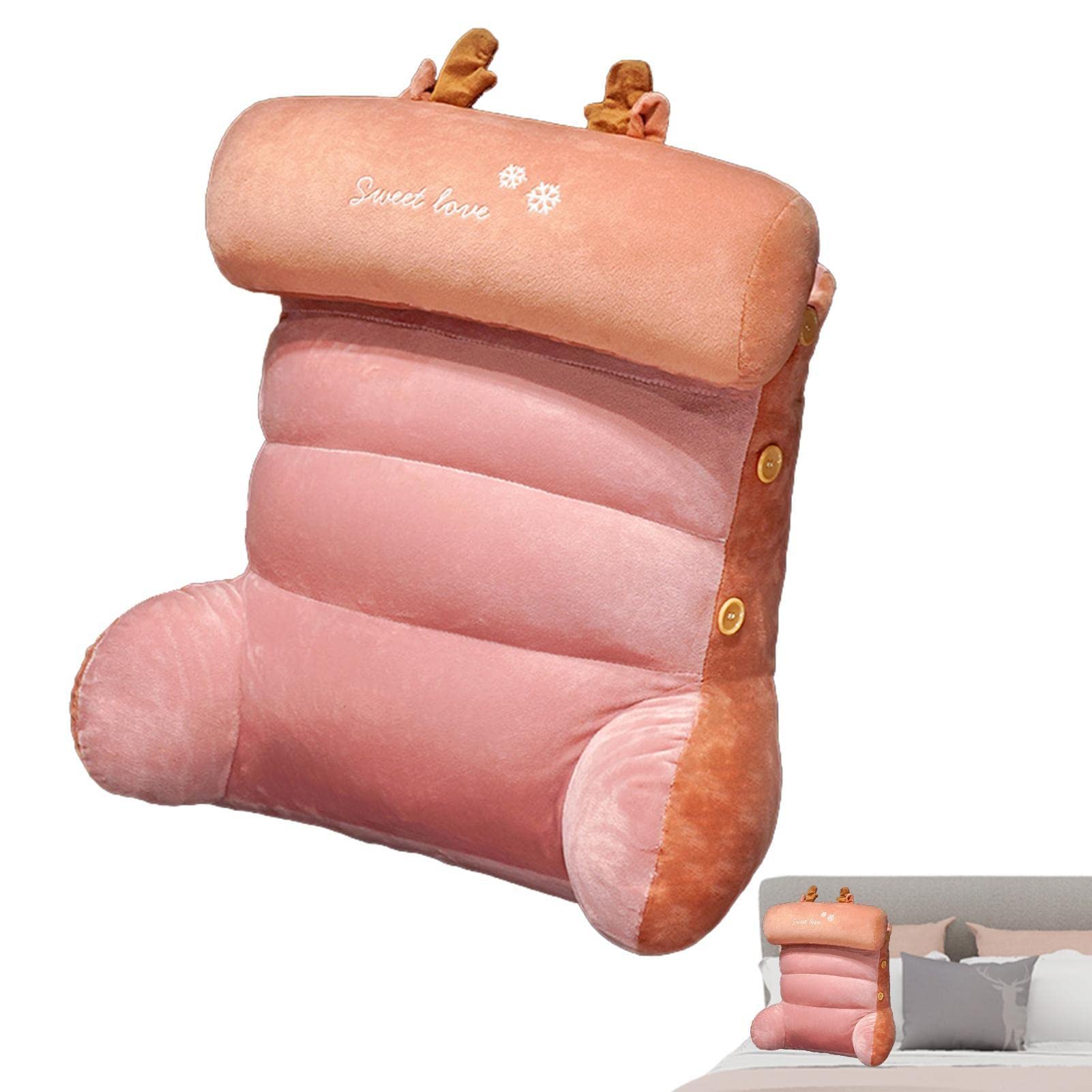 Cuddle Cushion Reading Pillow Back Support Cushion Backrest Pillow Therapeutic Reading Pillow Backrest Cushion for Adults Watching TV, Sitting Up in Bed