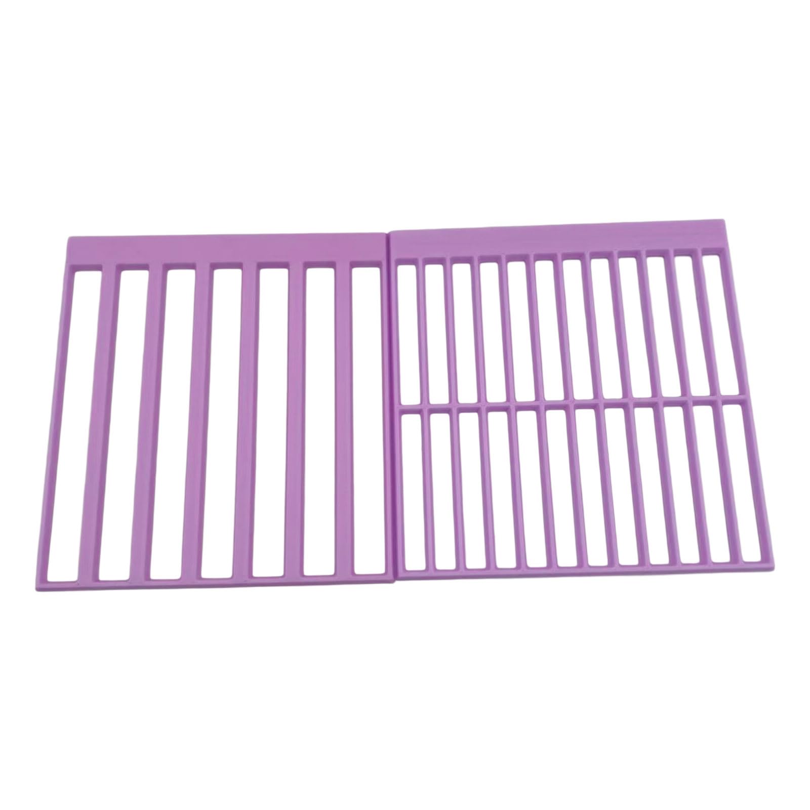 Woedpez Purple 2Pcs Printed Paintings Rulers With Grids For Enhances Alignment And Crafting Efficiency Professional Craft Ruler Set