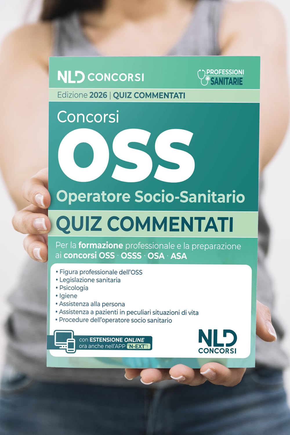 Concorsi OSS Operatore Socio-Sanitario 2026. Quiz commentati per la preparazione al concorso. Con espansione online