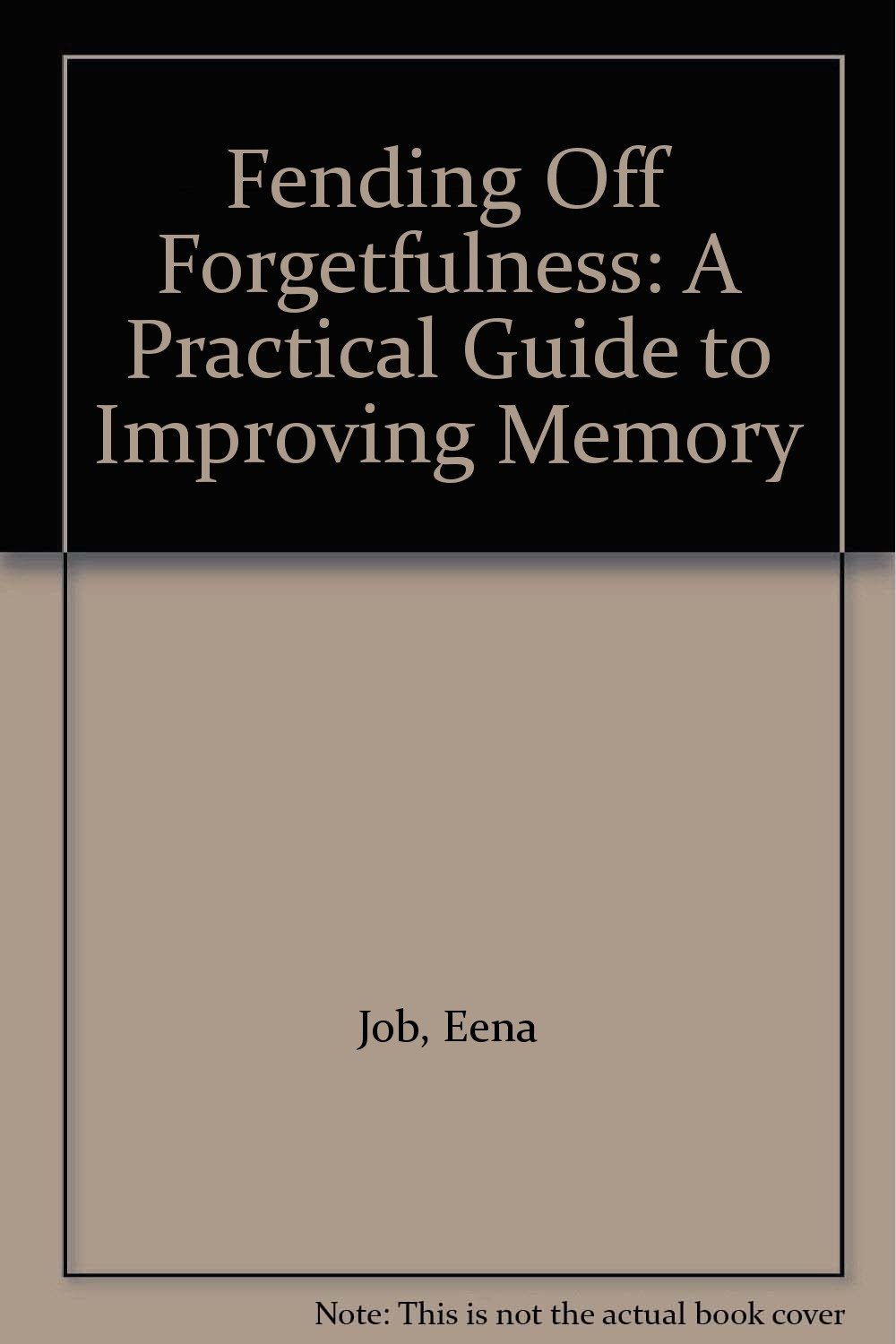 本 Fending Off Forgetfulness: Eena Job