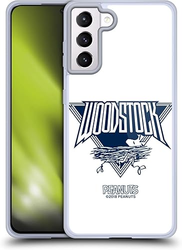 Vista 61 de Head Case Designs Officially Licensed Peanuts Woodstock Insignia Rock Tees Gel Case [Military Grade Protection] Compatible with Samsung Galaxy S22+