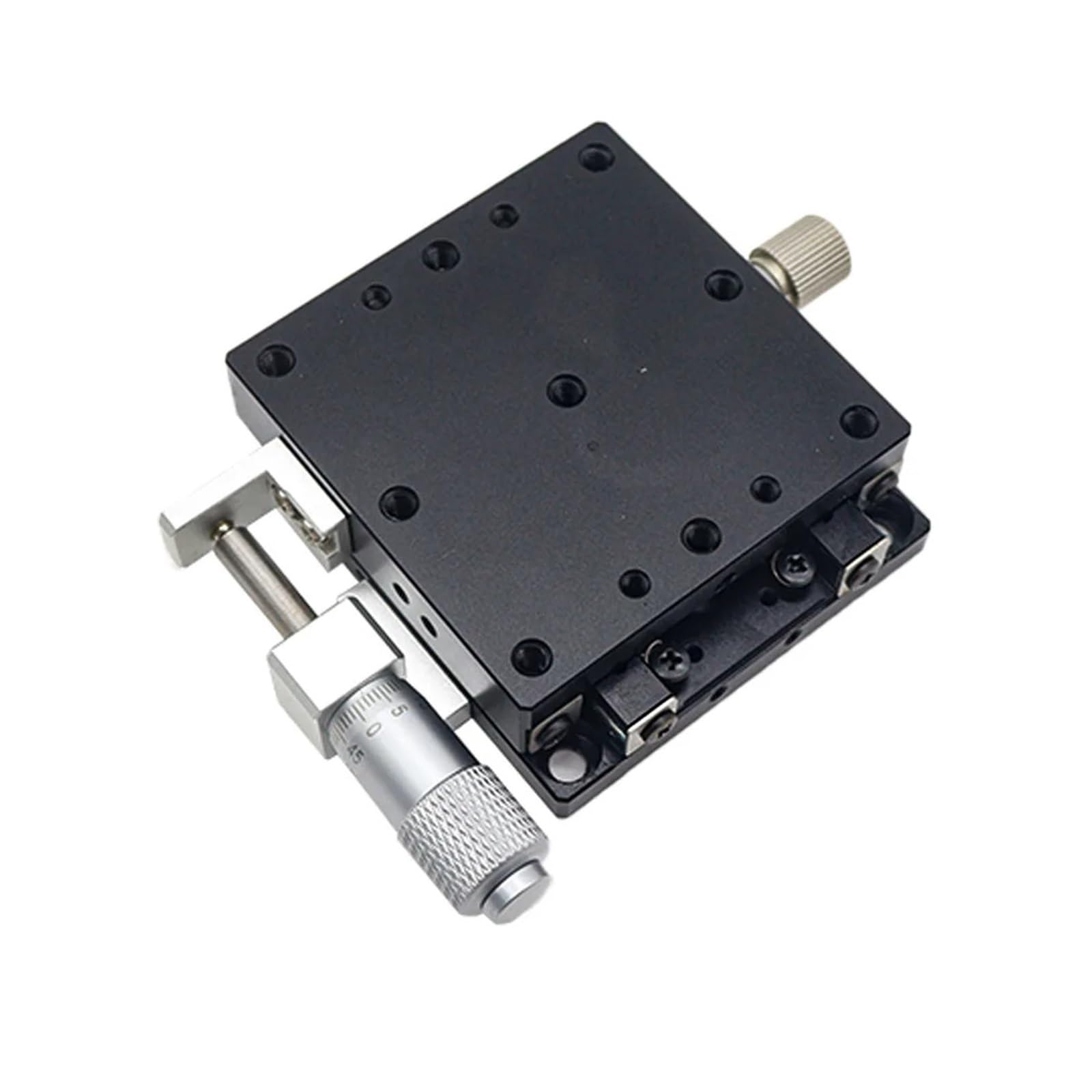 IGNVXMGKP X Axis LGX60-L Linear Guide Manual Displacement Platform Linear Guide Rail Sliding Table Knob Micrometer Slide Table Stage