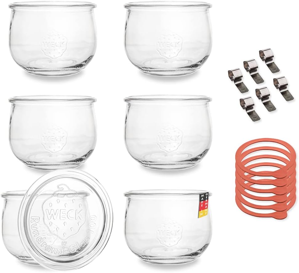 WECK Lot De 5 Couvercles De 100 Mm - Pour La Conservation De