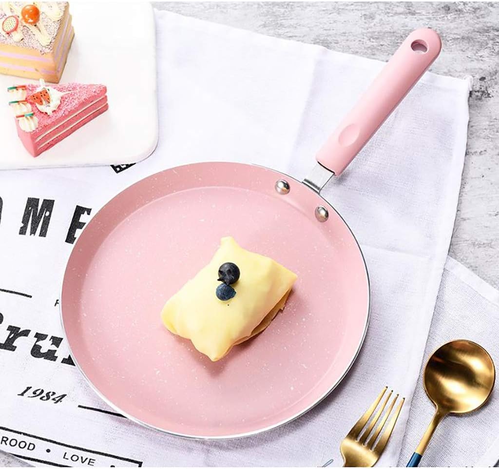 Crepe Pan,Omelette Pan,Breakfast Pot,Non-Stick Induction-Safe Crepe and Pancake Pan,Saucepan for Pancake,Crepe-24CM