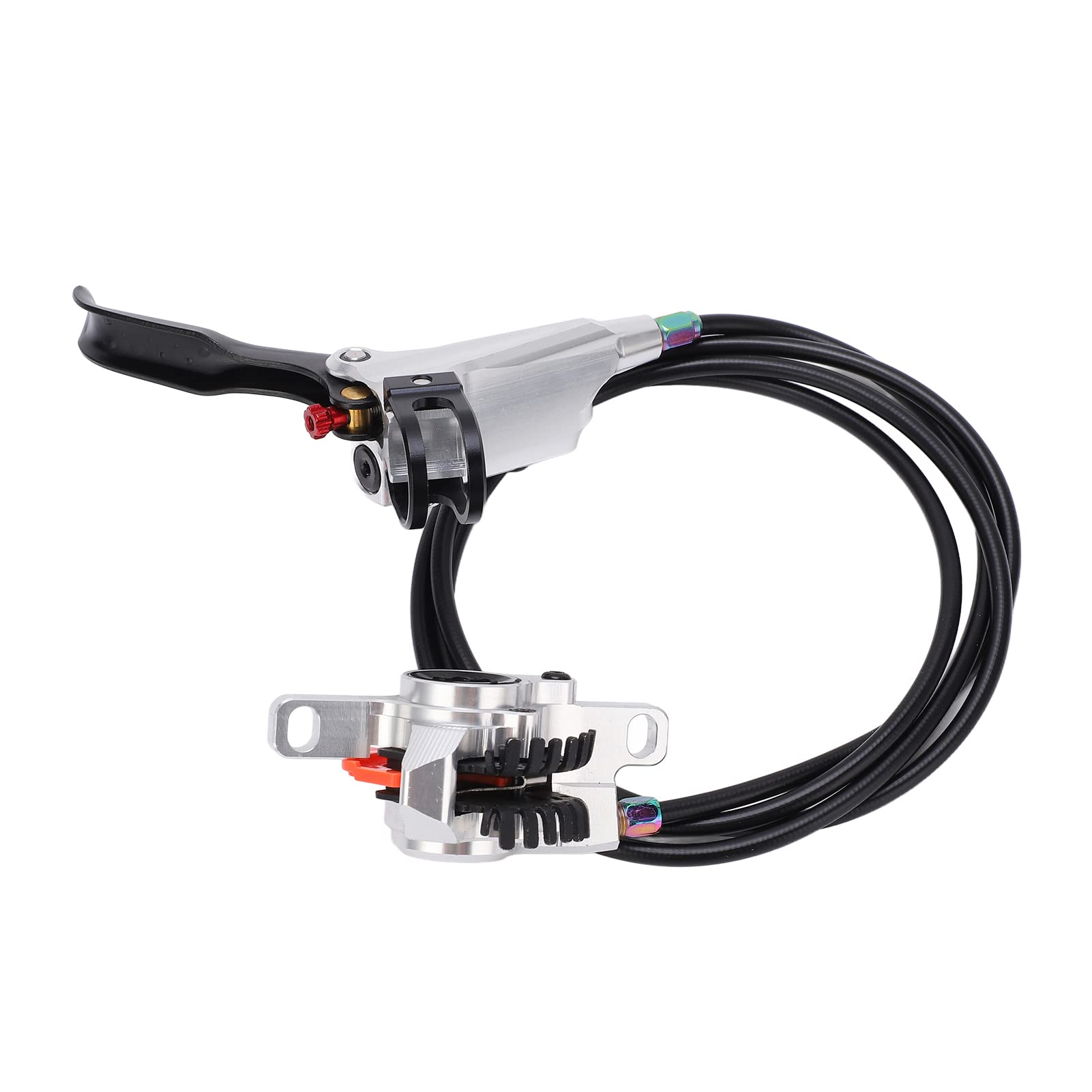 Étriers de frein à disque hydrauliques arrière pour vélo, rotor de 160 mm (Argent)