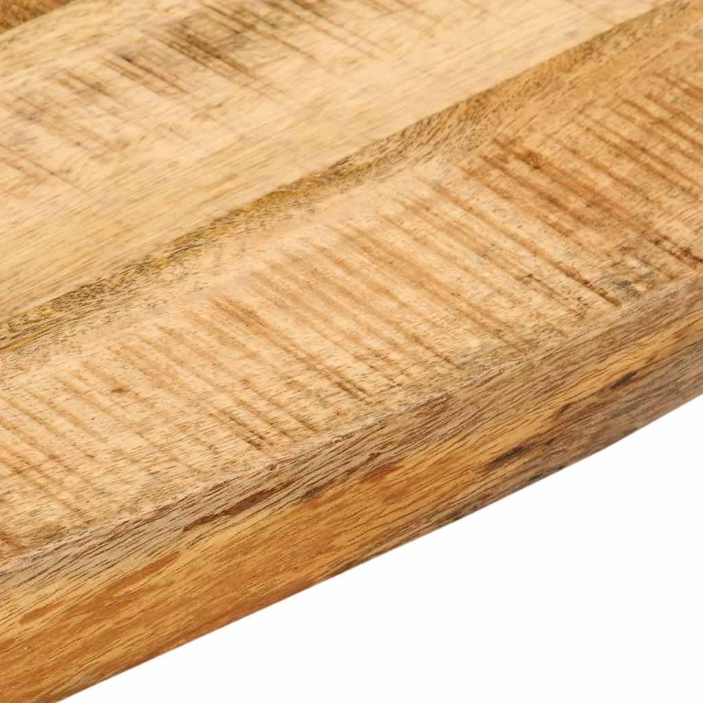 Piano da tavolo, 40 x 40 x 2,5 cm, bordo dell'albero, in legno massiccio, robusto, piano di lavoro per sala da pranzo, soggiorno, cucina, giardino, mobili di ricambio, fai da te, bricolage