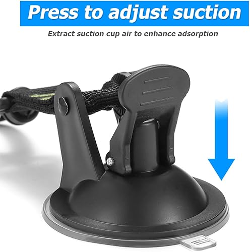 Miniatura 3 de 4 ventosas resistentes con ganchos, accesorio de lona de amarre para campamento de automóvil, silicona viscosa de fuerte potencia y gancho de