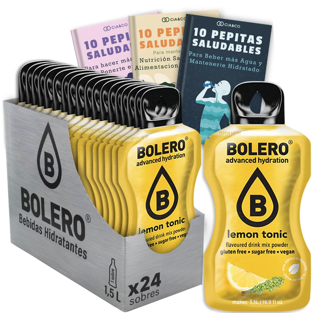 24 x Bebida Bolero COLA Hidratante Sin Azucar (24x9 grs) + 30 Pepitas Saludables para una vida más sana by Cia&Co — view 84