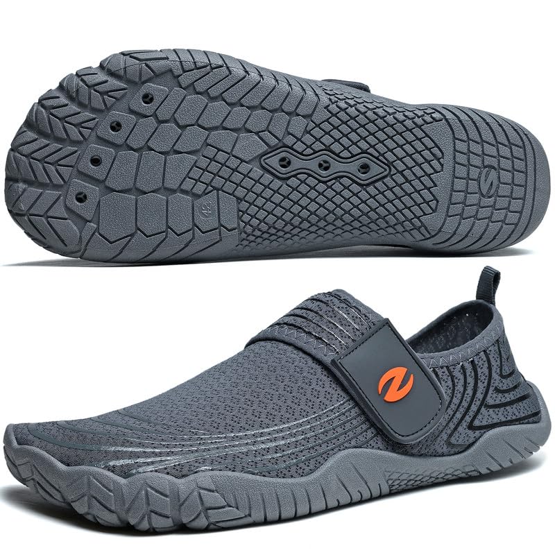 Image of LIZRHA Water Shoes for Men and Women Quick Dry Aqua Swim Barefoot Shoes for Outdoor Fishing Beach Pool Boat Surfing Walking Water Park and Yoqa Activities