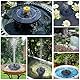 Springbrunnen Solar Garten, Solarspringbrunnen Aussen, Solarbrunnen für Draussen, Solar Teichpumpe Schwimmender und Stützfüße Springbrunnenpumpe Solar Wasserpumpe Fontäne Brunnen für Vogeltränke Teich