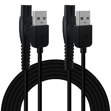 2025 New 2x Charger Cord Compatible with Philips Norelco OneBlade QP2724/90 QP2834/70 QP1324/20 QP4631/90 QP4530/90 QP6552/90 MG5910/49 MG7910/49 MG9510/60 MG9520/50 360 Face