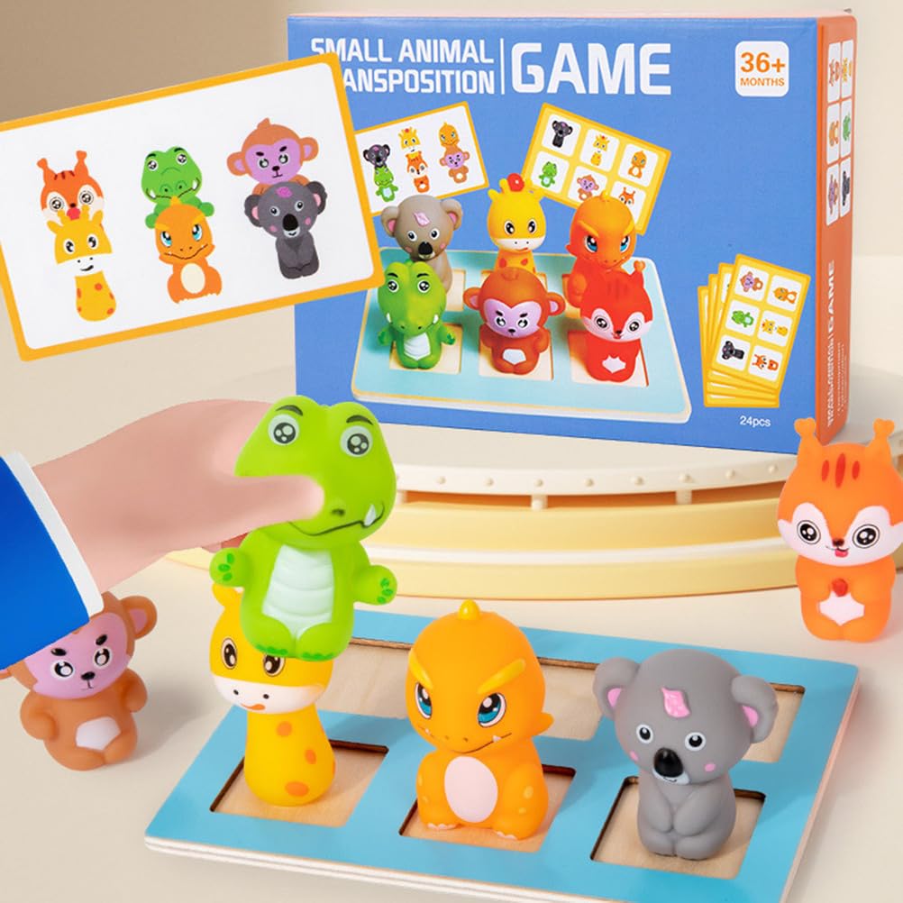 Gioco di Abbinamento per la trasposizione degli Animali, Giocattolo educativo per la classificazione delle Prime cognizioni