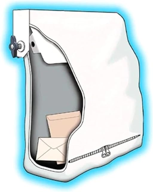 Fire Proof / Retardant Letterbox Bag. Internal Letter Box Security Safety Cover. Extra Security Prevents Arson Attacks