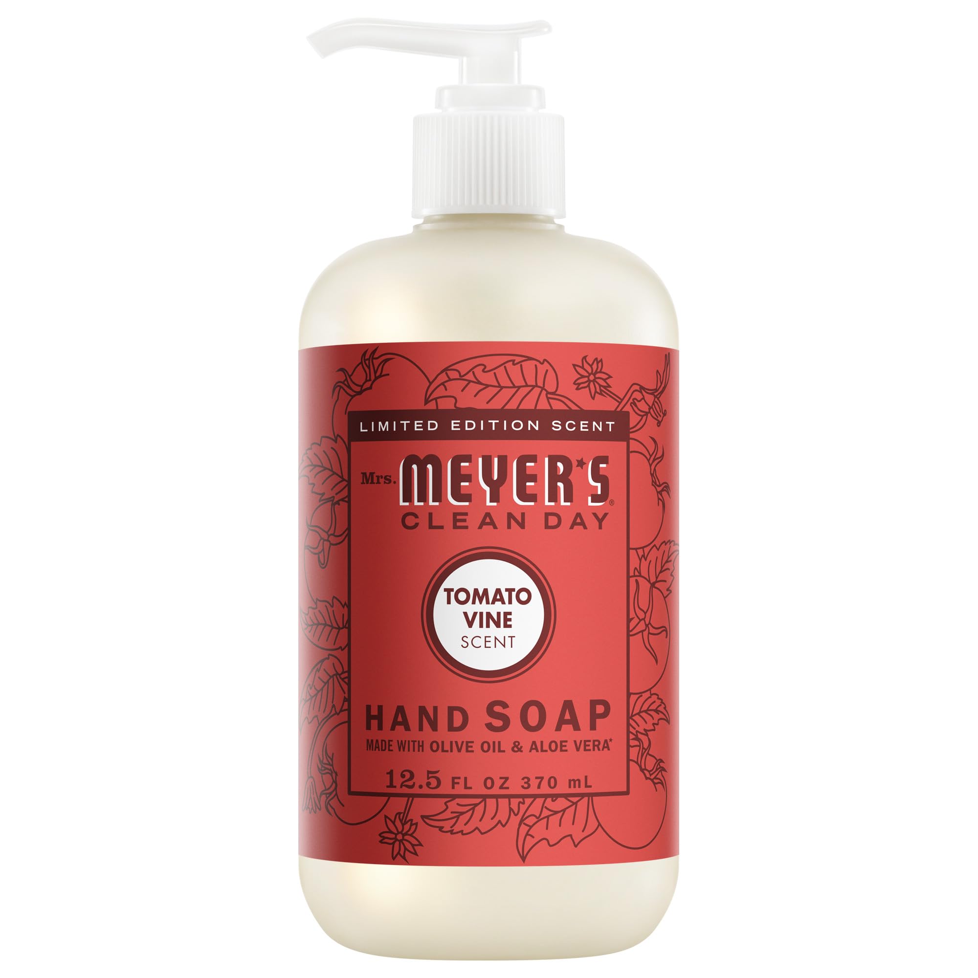 Amazon.com: MRS. MEYER'S CLEAN DAY Hand Soap, Tomato Vine Scent