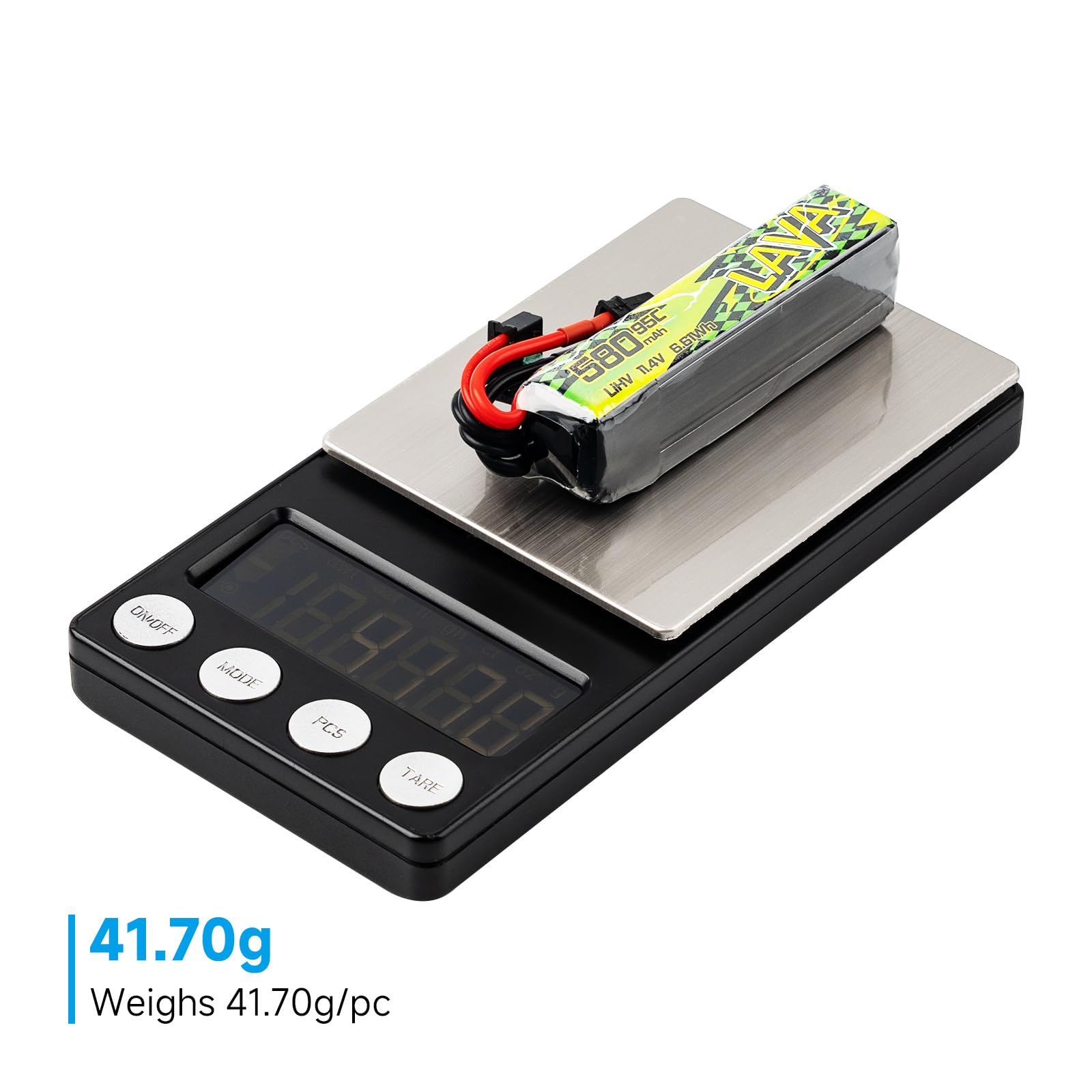 BETAFPV Lava II 3S 580mAh 11.4V 95C LiHV Lipo Battery with XT30 Connector for Brushless Whoop Drone