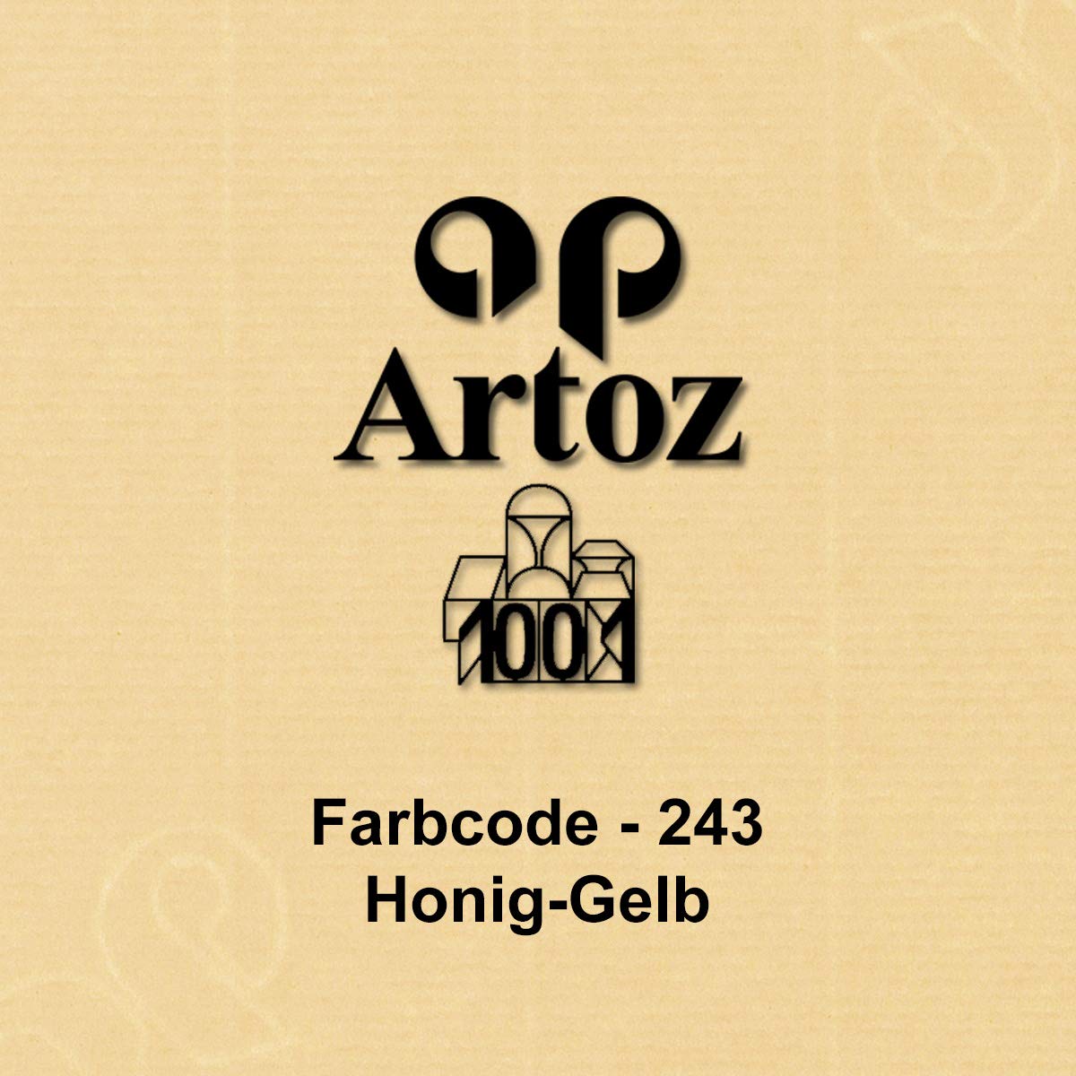ARTOZ 150 x kwadratowe koperty miodowo-żółte (żółte) 100 g/m² – 16 x 16 cm – koperta bez okienka – koperty z klejem