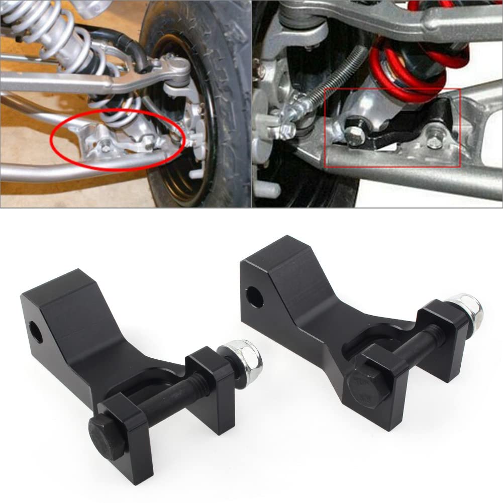 FSFY Kit de descenso delantero de aluminio para motocicleta ATV de repuesto para Yamaha para Raptor 350 YFM350 2004-2013, para Raptor 660 660R YFM660R 2001-2005, para Raptor 700 700R YFM700