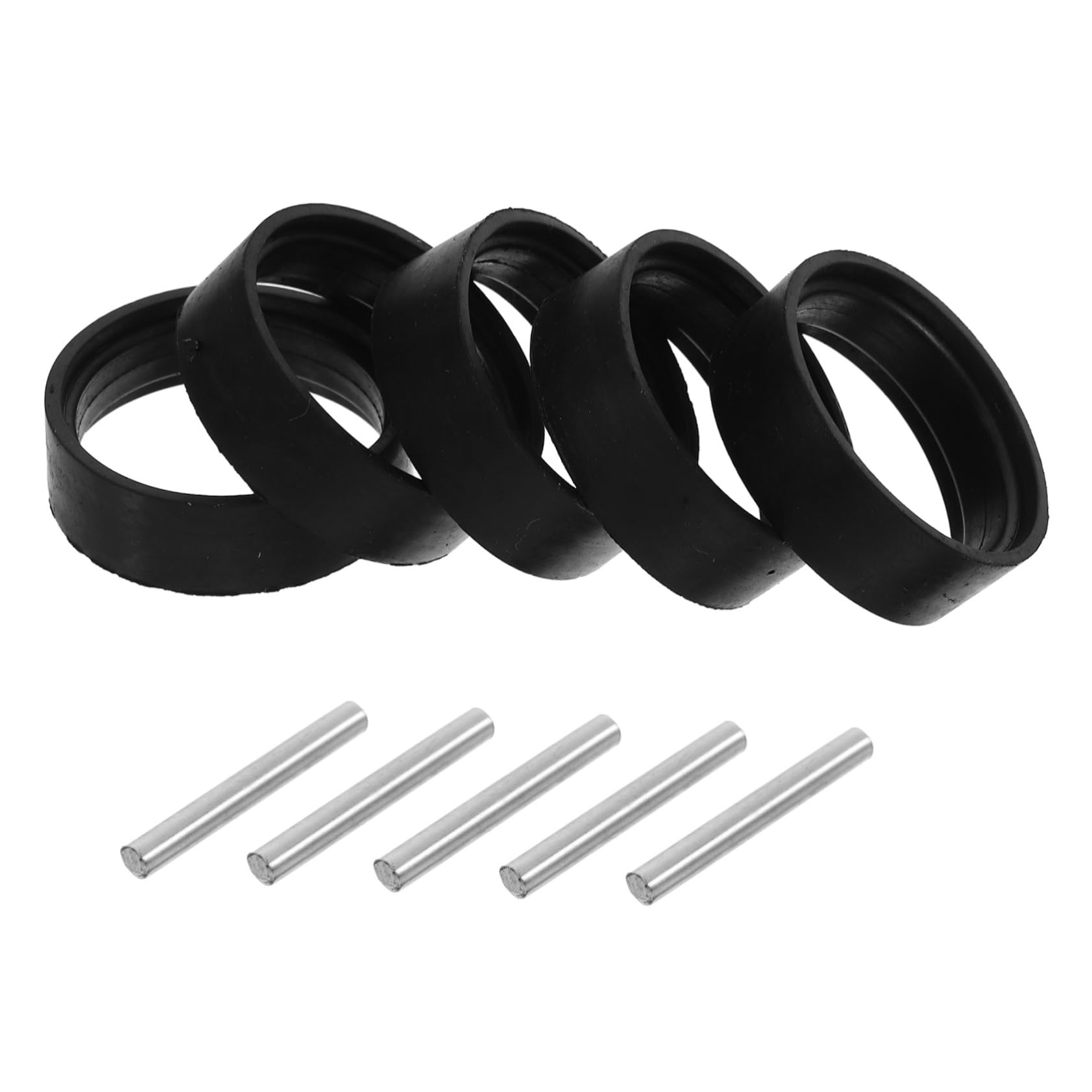 Alipis 5 Sets Impact Socket Retaining Ring Iron Pin Set for Easy Installation Replacement Ring Wrenches Reliable Sealing Performance for Mechanical Repairs