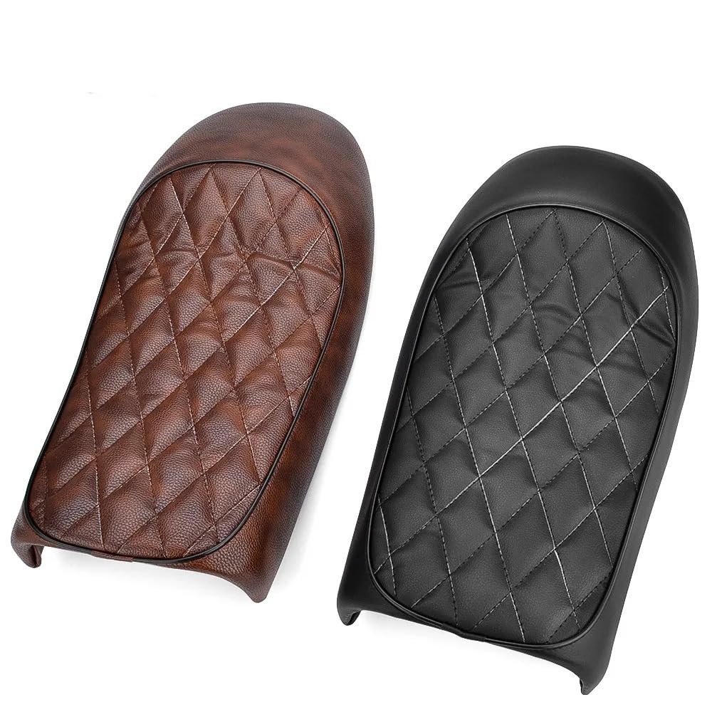Fotel motocyklowy Motocykl Vintage garb siedzenia pasuje do Honda CB CL SR125 SR250 SR400 SR500 XJ650(Black Hump)