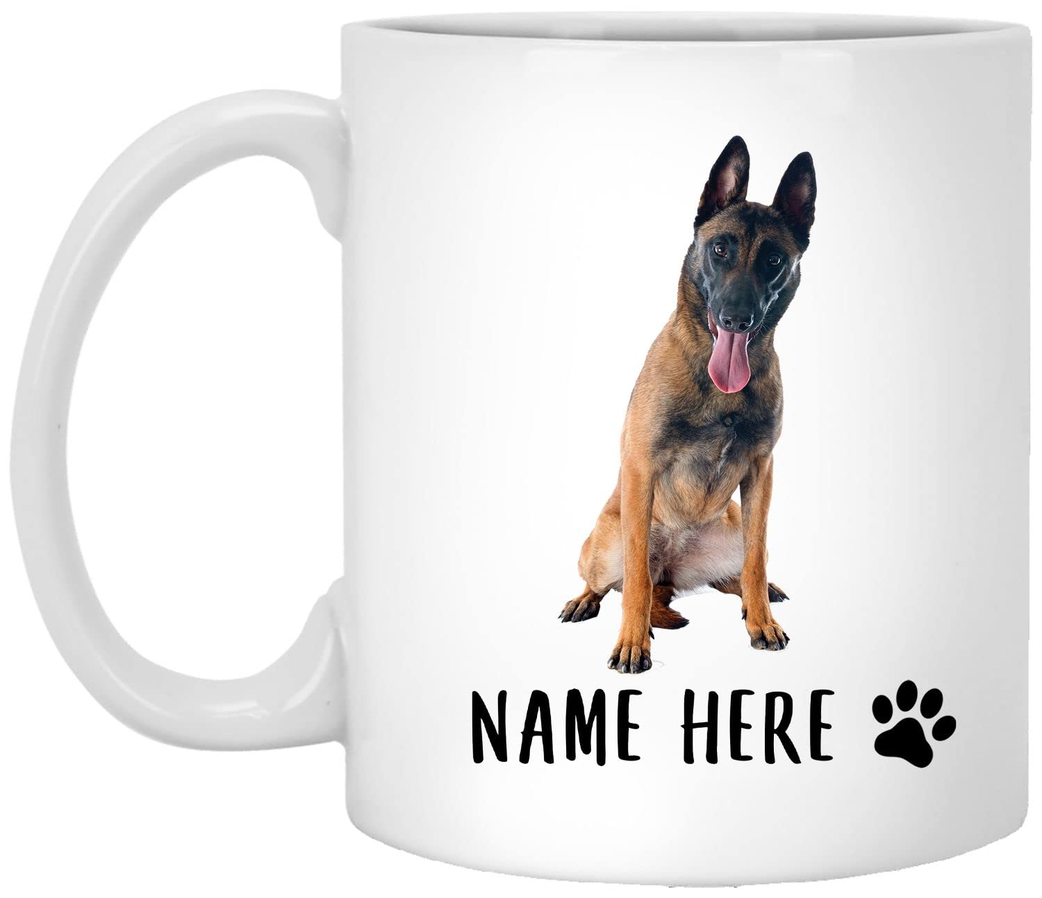 Funny Belgian Malinois Law Mug - 11oz Ceramic Coffee Cup Gift For Dog Lovers & Office Humor
