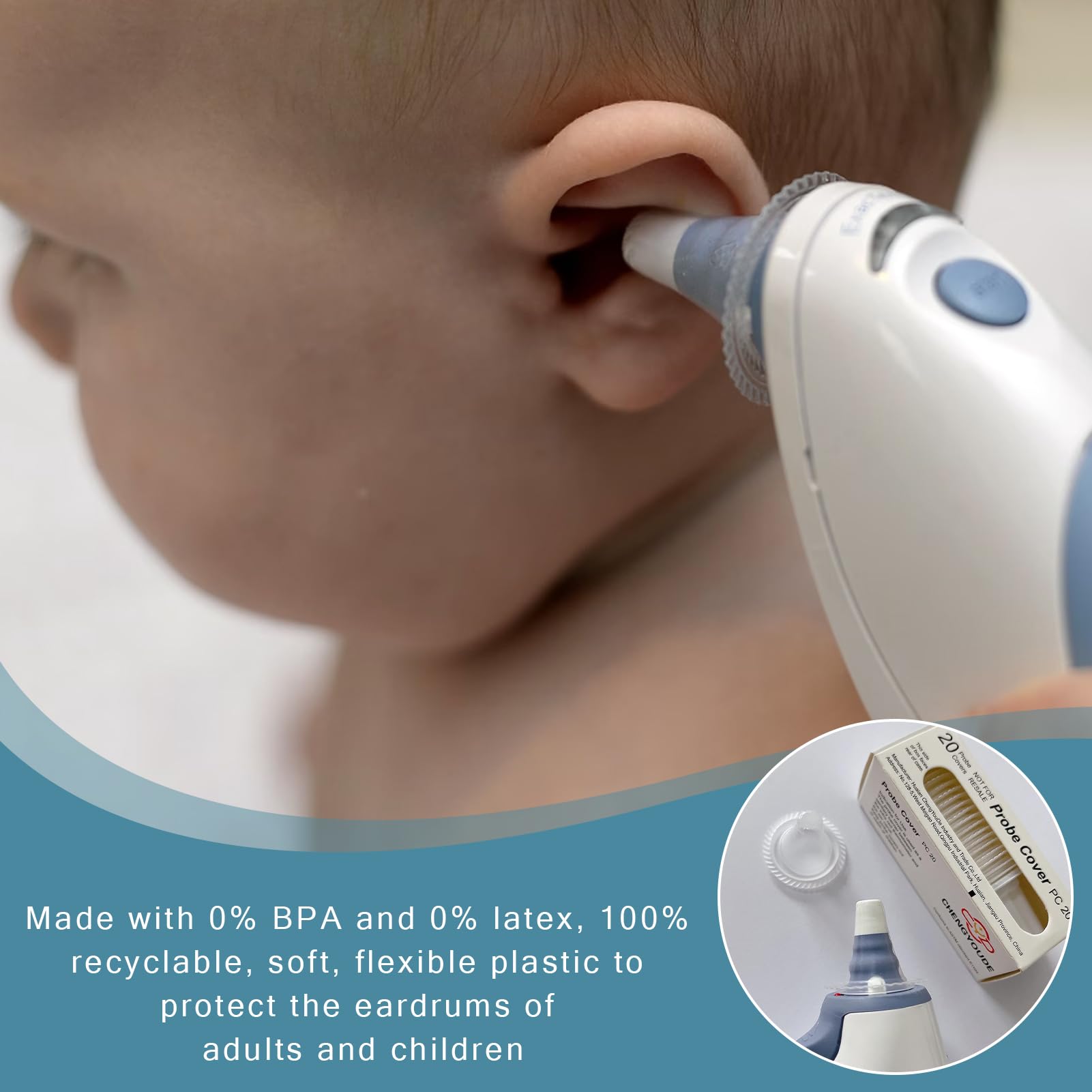 100 Stück Braun Fieberthermometer Schutzkappen,Braun Fieberthermometer Ohr,Braun Thermoscan Lf20 Schutzkappen,Ersatzschutzkappen,Braun Thermoscan Schutzkappe Für Alle Braun Thermoscan Ohrthermomete