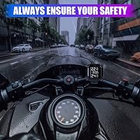Vista 2 de Sistema de monitoreo inalámbrico de presión de neumáticos TPMS para motocicleta, IP67 impermeable a prueba de polvo inalámbrico TPMS para USB