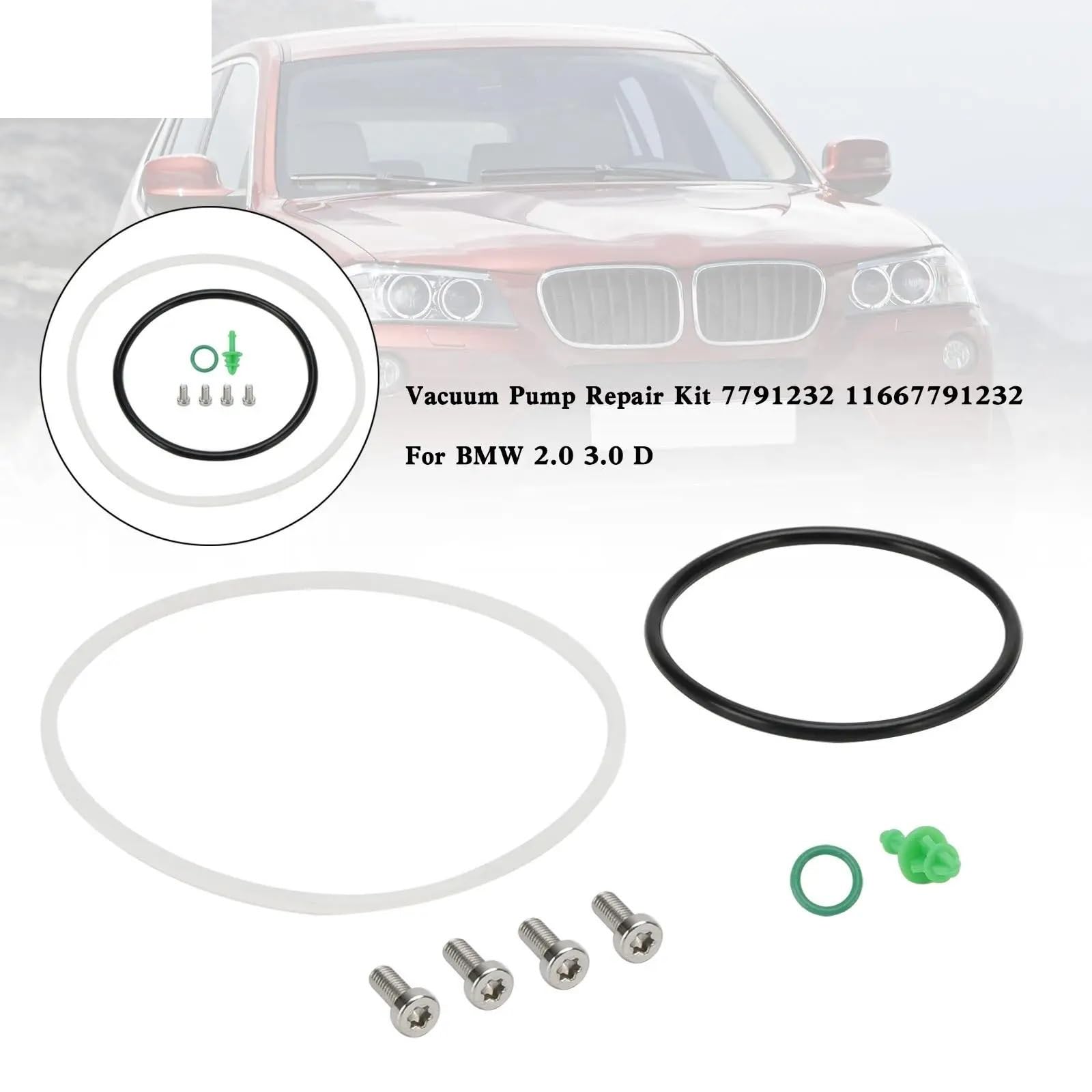 układ hamulcowy Zestaw naprawczy pompy próżniowej 7791232 11667791232 Pasuje do pompy próżniowej hamulca Pasuje do BMW 2.0 3.0 D Pompa podciśnieniowa