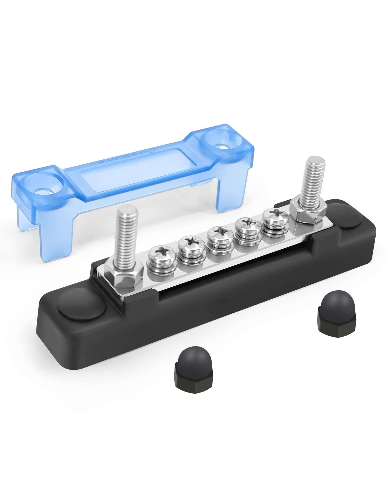 Buy LENKRAD 5 Terminal Copper Bus Bar 12V Power Distribution Block