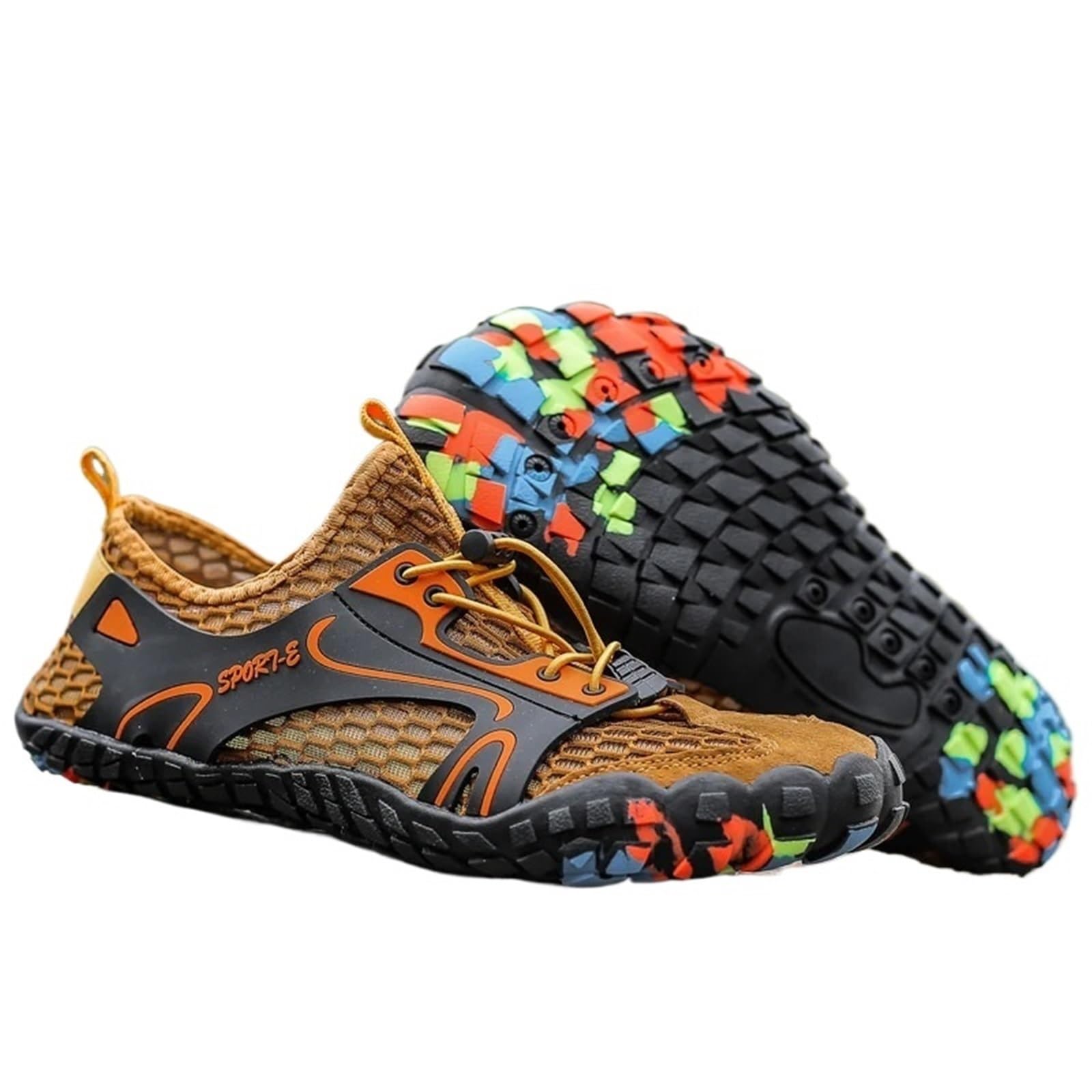 Scarpe da Acqua Traspiranti Ad Asciugatura Rapida da Uomo, da Donna, for attività All'aperto, Spiaggia, Nuoto, Escursioni, Guado, Sneakers(Blue,47)