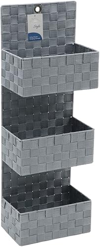 JVL Vichy - Unidad de almacenamiento colgante de nailon de 3 niveles