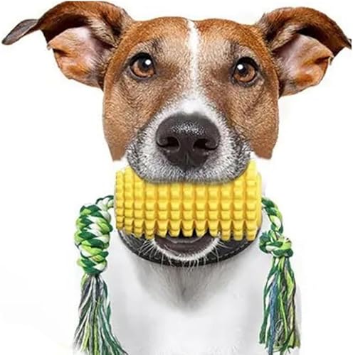 Juguete mejorado para perros de mazorca de maíz, juguetes estimulantes para perros, juguete interactivo para perros, cuerda para masticar para perros
