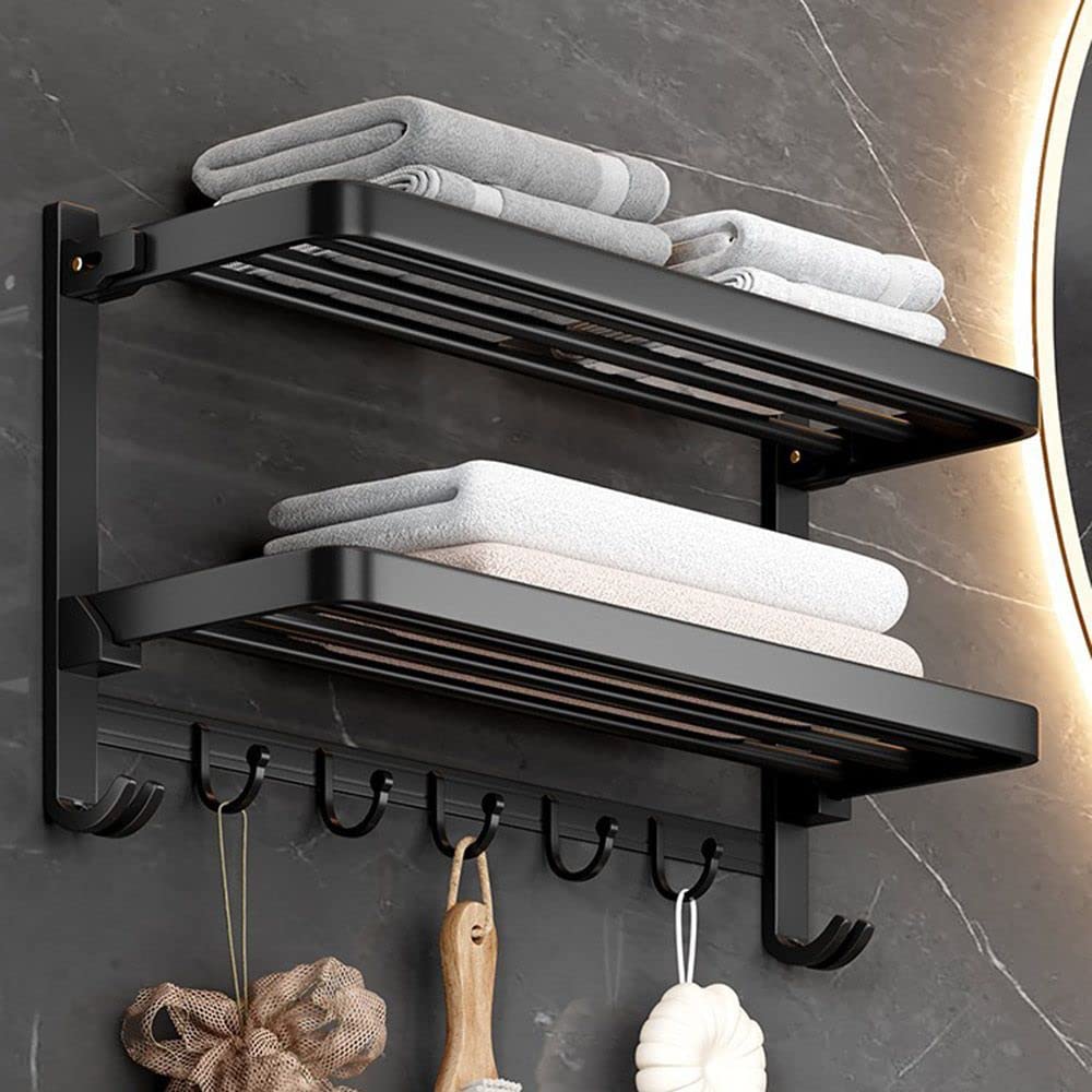 Estante organizador para inodoro, accesorios de baño y toallero de almacenamiento JCAKES