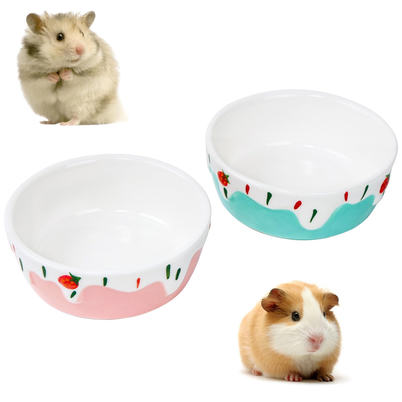 ウサギ　木製　干し草ディスペンサー　ハムスター　小動物用 ペット用食器 Amazon | IRRVIN 2個入り ハムスター 餌入れ 食器 小動物用 陶器