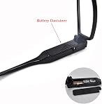 Unisex 2 Pack Rectangular Bright LED Readers Nighttime Reading Glasses with Lights Case Included, Choose Your Magnification