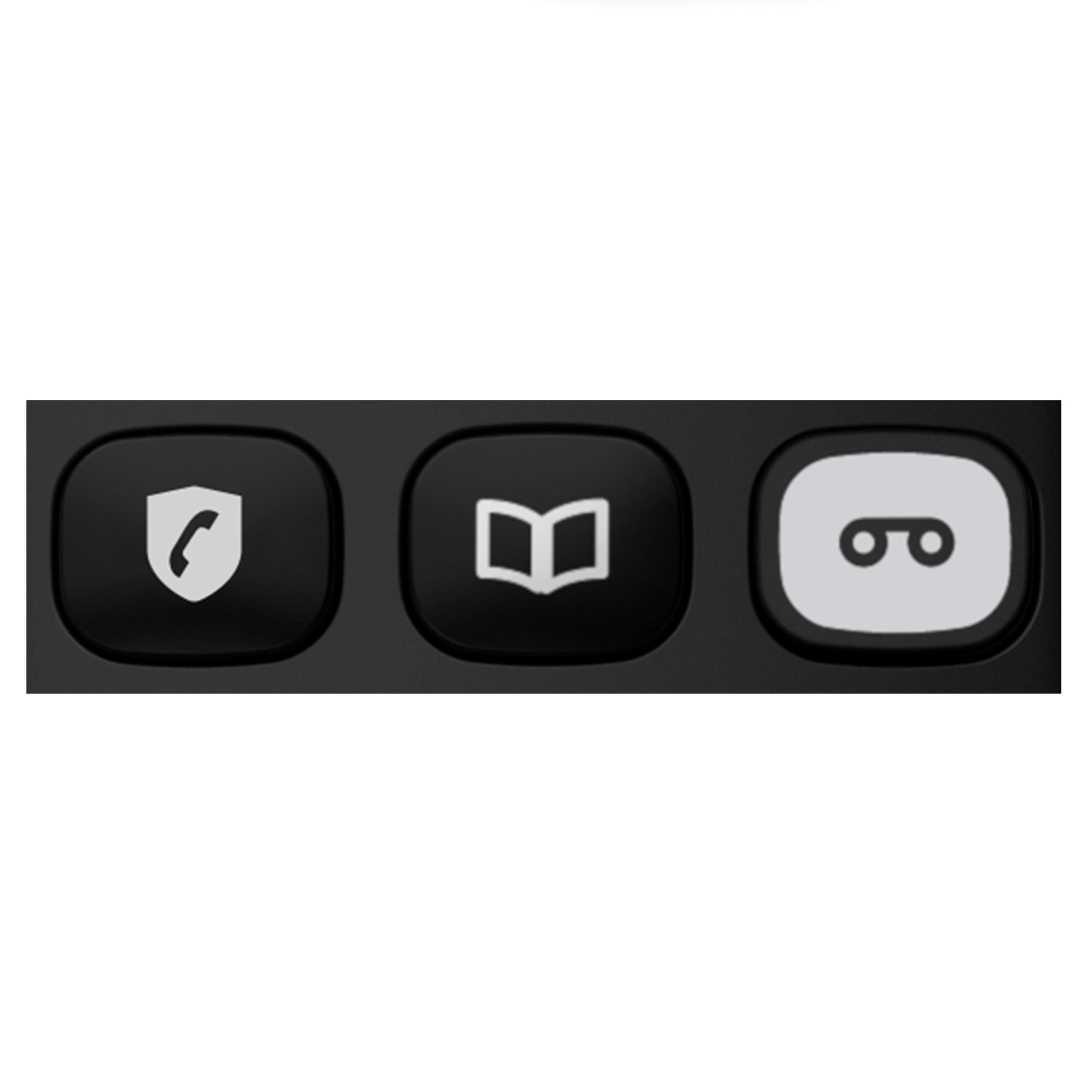 Alcatel E260 S.Voice Trio - Teléfono inalámbrico DECT con contestador con 3 teléfonos: diseño Compacto, Pantalla retroiluminada Grande, función Manos Libres, Bloqueo de Llamadas no deseadas